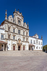 Fototapeta na wymiar Santarem See Cathedral or Se Catedral de Santarem aka Nossa Senhora da Conceicao Church. Built in the 17th century Mannerist style. Portugal