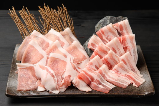 豚しゃぶしゃぶの材料