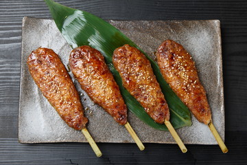 紅茶鴨つくね串