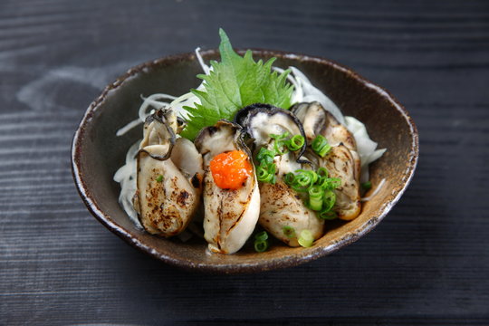 牡蠣のおろしポン酢