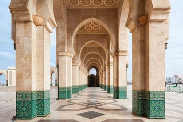 Crédence en verre imprimé Maroc Mosquée Hassan II