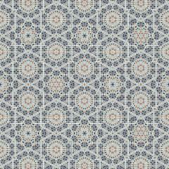 continuous celle kaleidoscope mosaic pattern