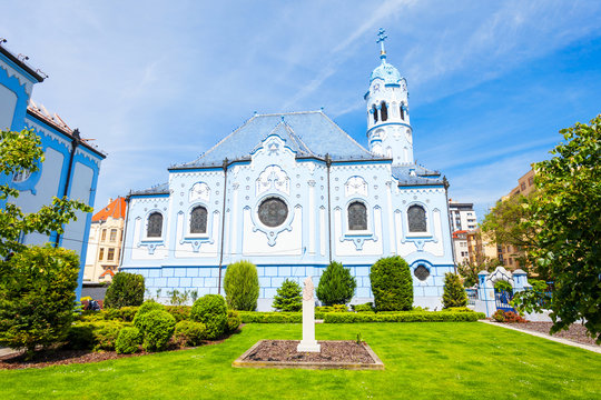 Blue Church in Bratislava