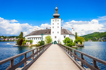Fototapeta na wymiar Gmunden Schloss Ort, Austria