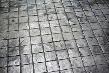 Cement brick floor background