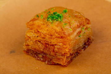 Turkish Baklawa dessert