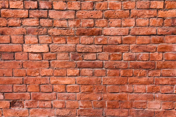 Old brick wall, red brick