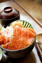 Japanese rice salmon