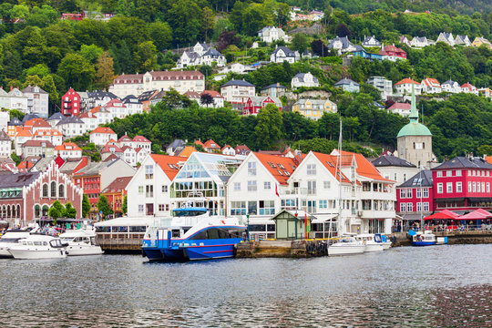 Bryggen dock in Bergen