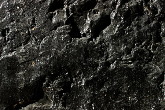 Black  Stone Texture Grunge Background. Black Background Texture. Black Wall.

