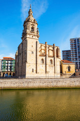 Fototapeta na wymiar Saint Anthony Church Bilbao, Spain