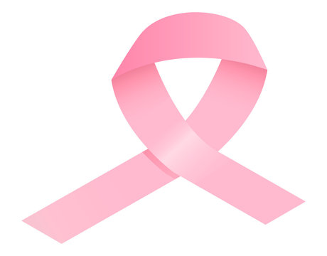 Cancer pink ribbon icon. Isometric of cancer pink ribbon vector icon for web design isolated on white background