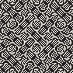 Vector seamless pattern. Modern stylish abstract texture. Repeating geometric tiles..