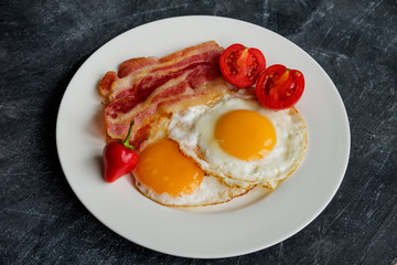 fried eggs
