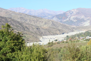 Mountains in rural Azerbaijan