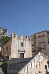 Naklejka premium Cefalu, Italy - September 09, 2018: View of Saint Mary of Jesus Church