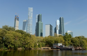 Fototapeta na wymiar Moscow International Business Center 