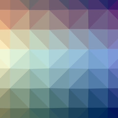 Fototapeta premium Illustration of beautiful blue low poly background.