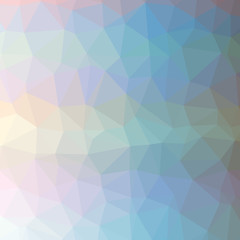 Illustration of beautiful blue low poly background.