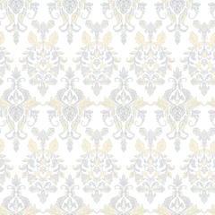 Foto op Plexiglas Seamless vintage vector background. Vector floral wallpaper baroque style pattern   © antalogiya