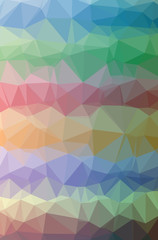 Illustration of beautiful blue low poly background.