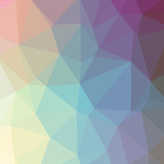 Illustration of beautiful blue low poly background.