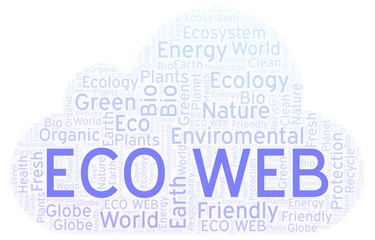 Eco Web word cloud.