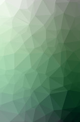 Illustration of beautiful green low poly background.