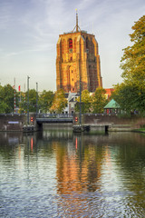Oldehove, the leaning tower of Leeuwarden, Europan Capital of Culture 2018