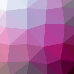 Illustration of beautiful purple low poly background.