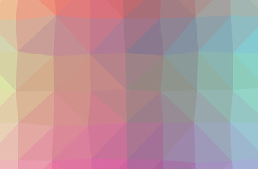 Obraz premium Illustration of beautiful red low poly background.