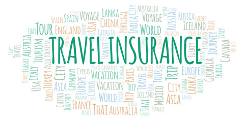 Travel Insurance word cloud.