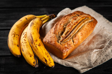 Homemade banana bread