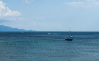 Fototapeta premium Mediterranean sea near Alghero, Sardinia, Italy 