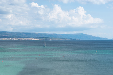 Mediterranean sea near Alghero, Sardinia, Italy
