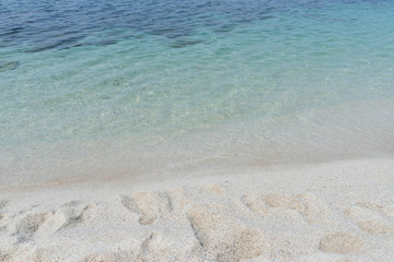 Is Arutas beach, Sardinia, Italy, Europe. Is Arutas is known as the beach of the grains of rice.
