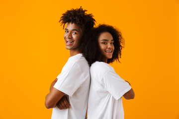 Portrait of a happy african couple