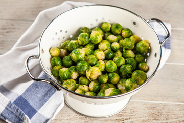 Fresh brussles sprouts