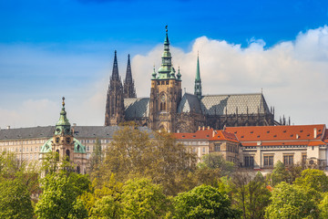 Prague Castle with the St. Vitus Cathedral