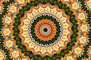 Psychedelic kaleidoscopic pattern