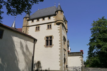 Fototapeta na wymiar Schlossturm Götzenburg Jagsthausen