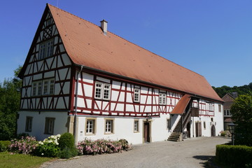 Fototapeta na wymiar Wirtschaftshof Götzenburg Jagsthausen