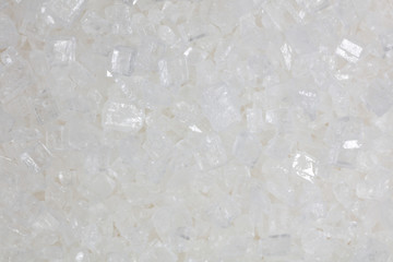 White granulated sugar as a background