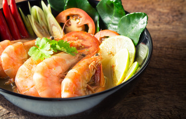 thai food. tom yum goong