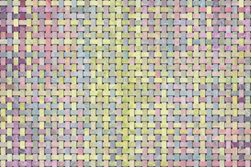 Rattan woven mat pattern, background or texture for design.