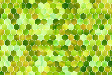 Hexagon strip colorful pattern, texture for design background.