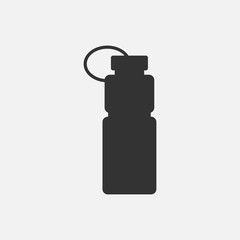 Sports Water Bottle Icon. Vector Illustration
