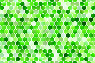 Colorful pattern hexagon strip, background or texture for design.