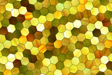 Hexagon strip colorful pattern, texture for design background.