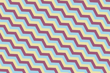 Zigzag pattern. Geometric background flat style illustration. Texture for print, banner, web, flayer, cloth, textile